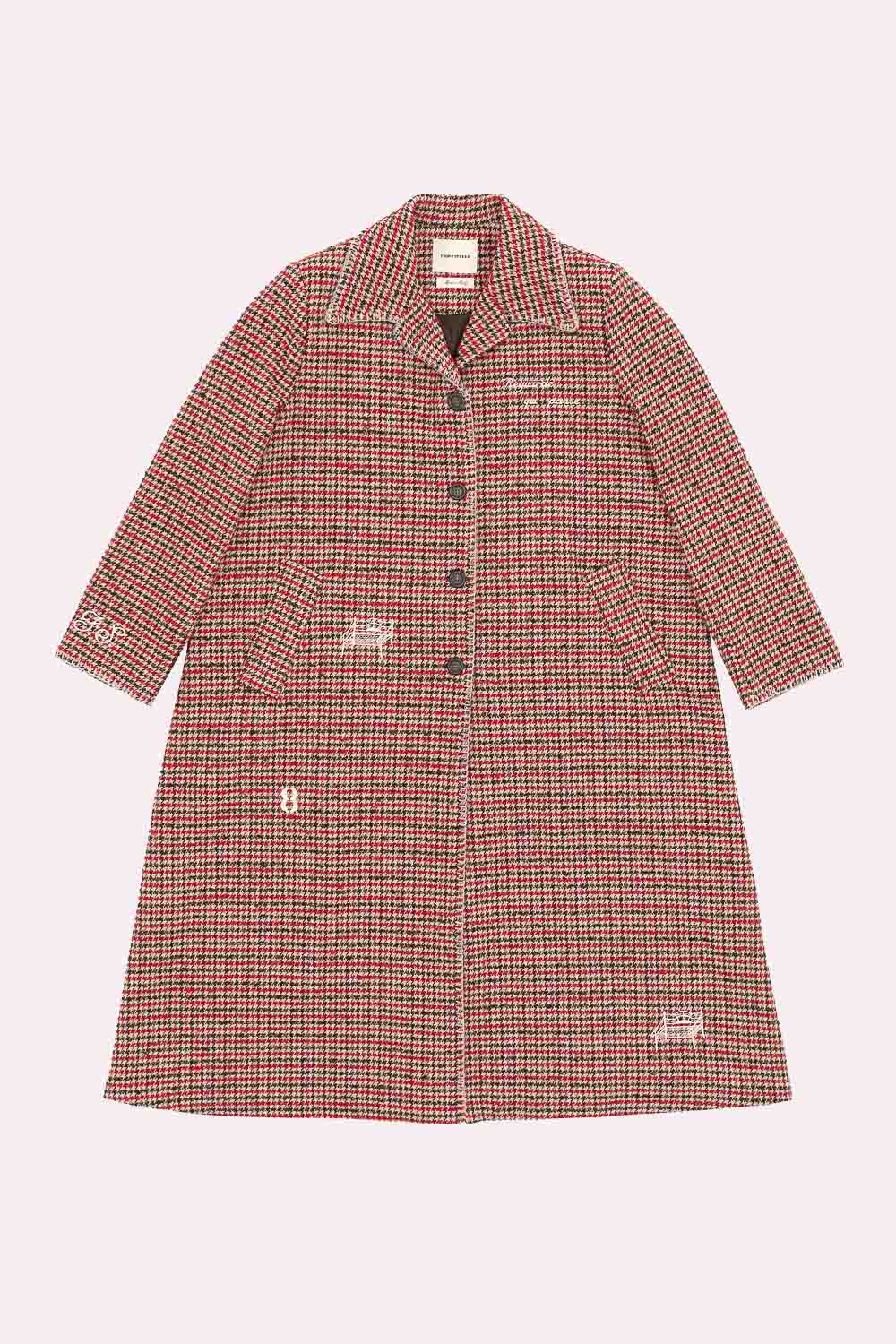 PIED DE POULE COAT