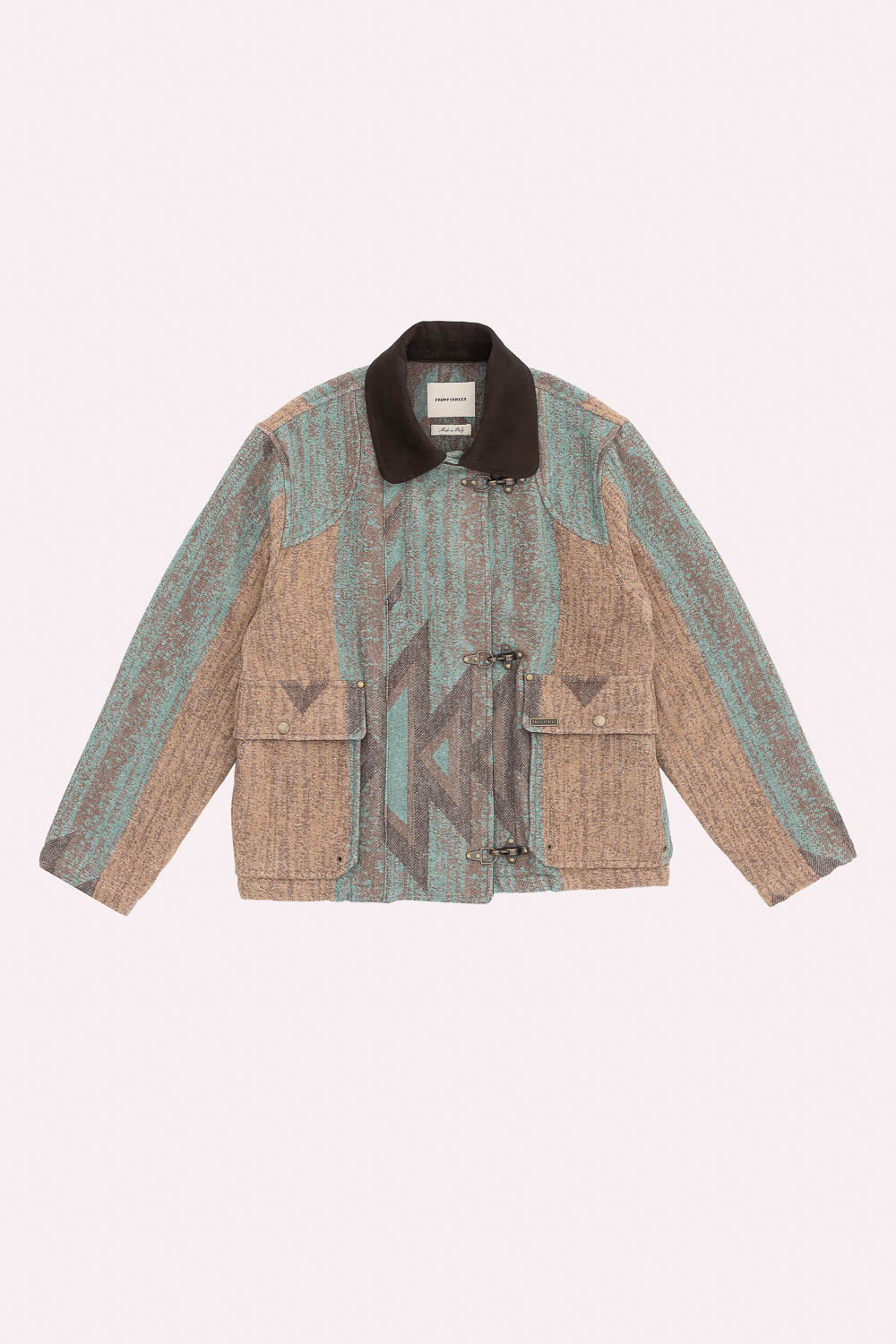 SANTA FE '3 GANCI' JACQUARD BLOUSON