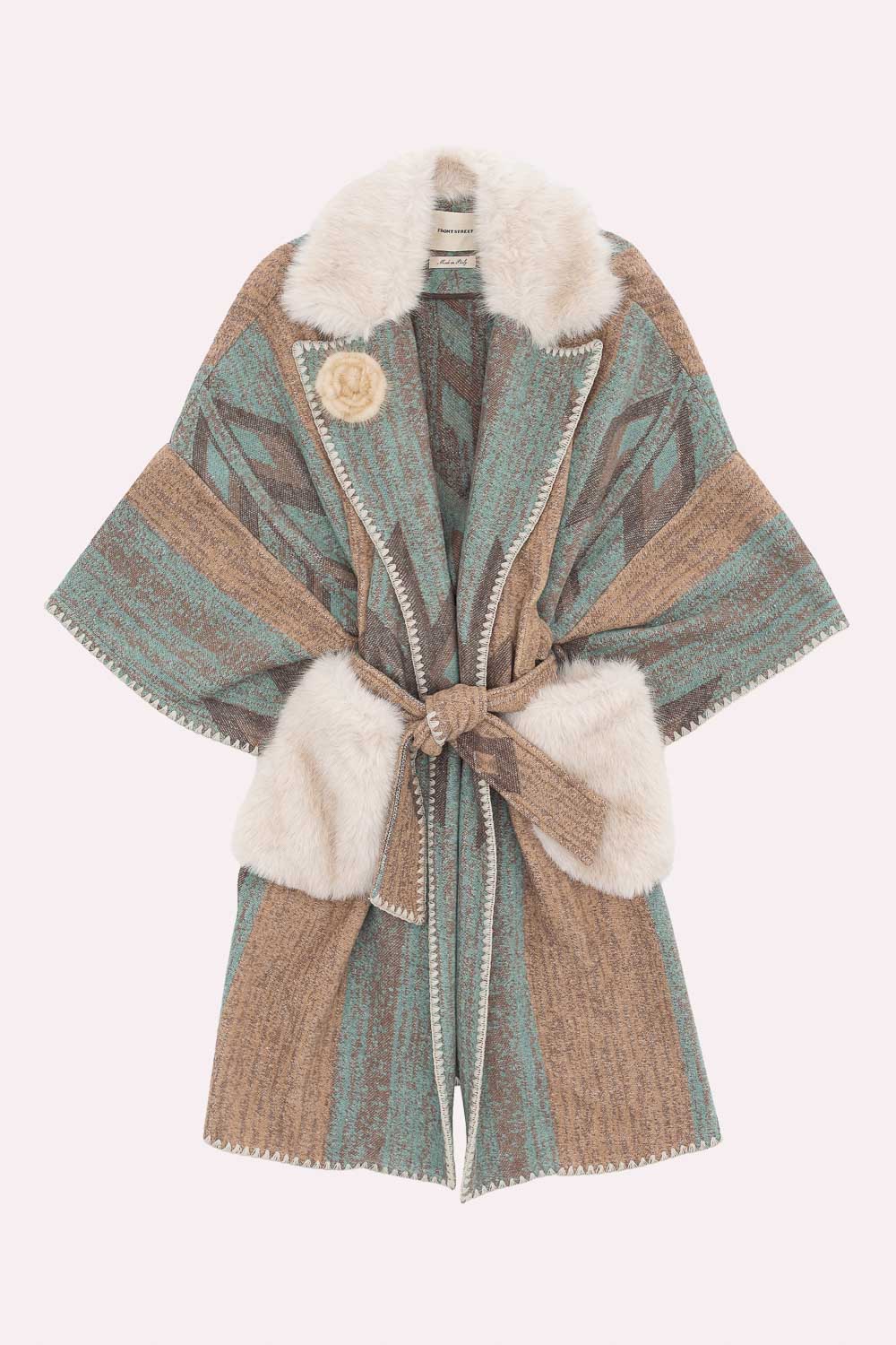 SANTA FE JACQUARD MANTELLA-COAT