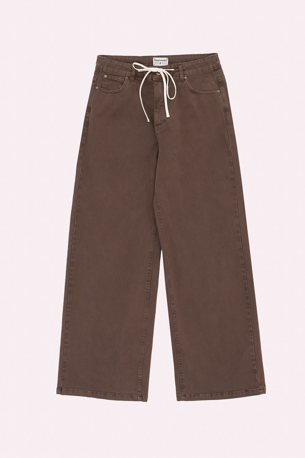 WIDE FIT GABARDINE TROUSERS